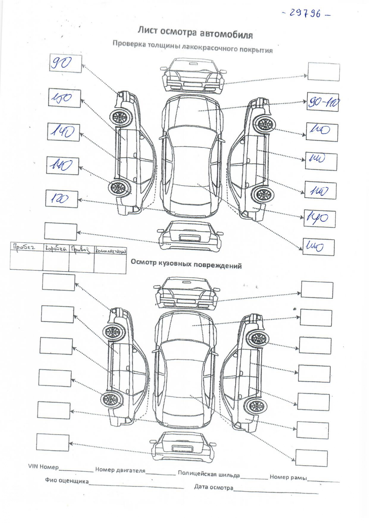 Расшифровка аукциона авто